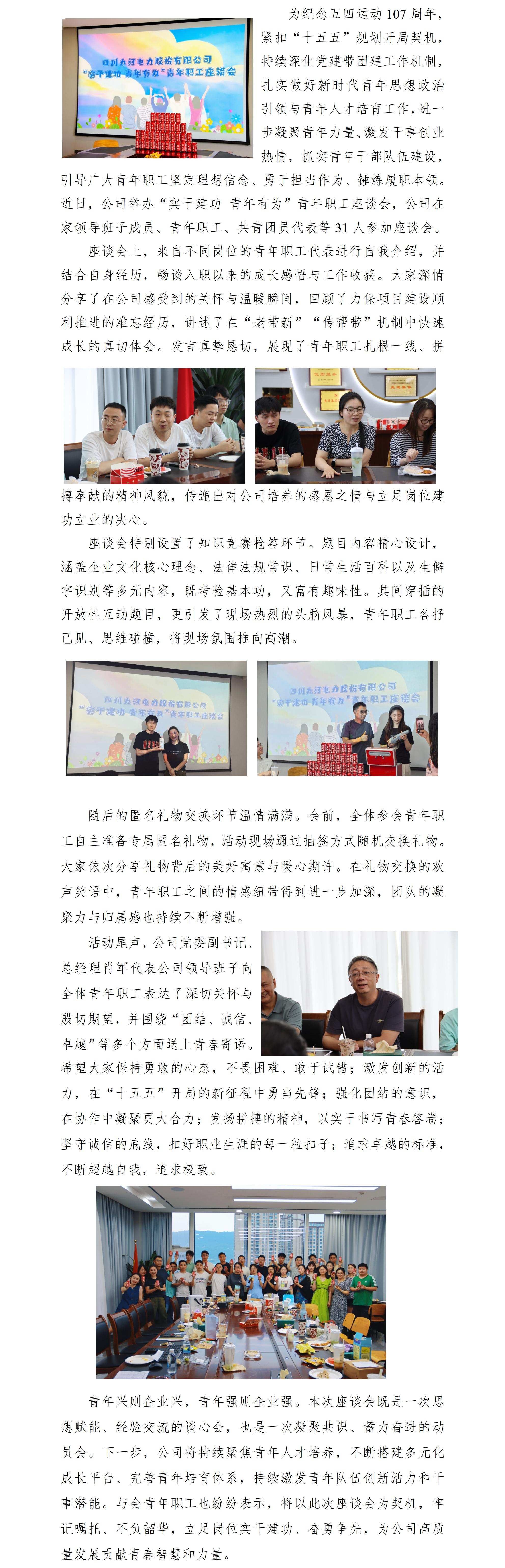 实干建功 青年有为--九河电力公司开展青年职工座谈会(2)_01(1)